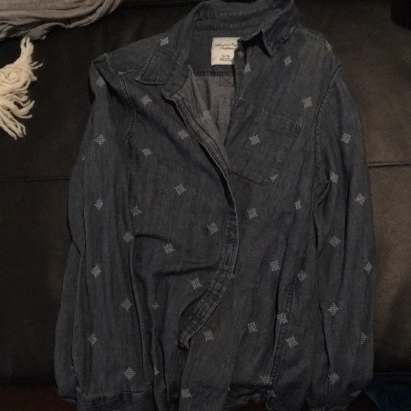 american eagle jean shirt - Picture 1 of 1